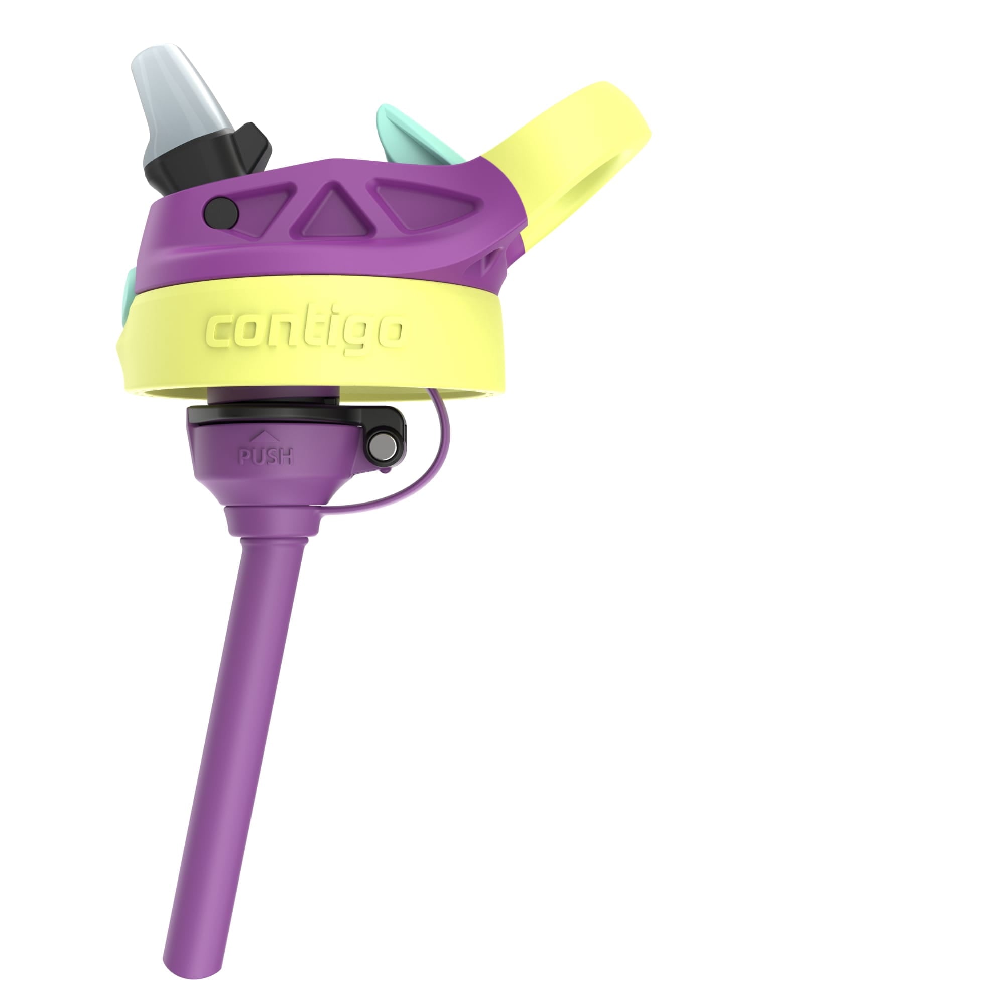 Contigo Kids Water Bottle with Redesigned AUTOSPOUT Straw, 14 oz, Grape Forest Haven M03W