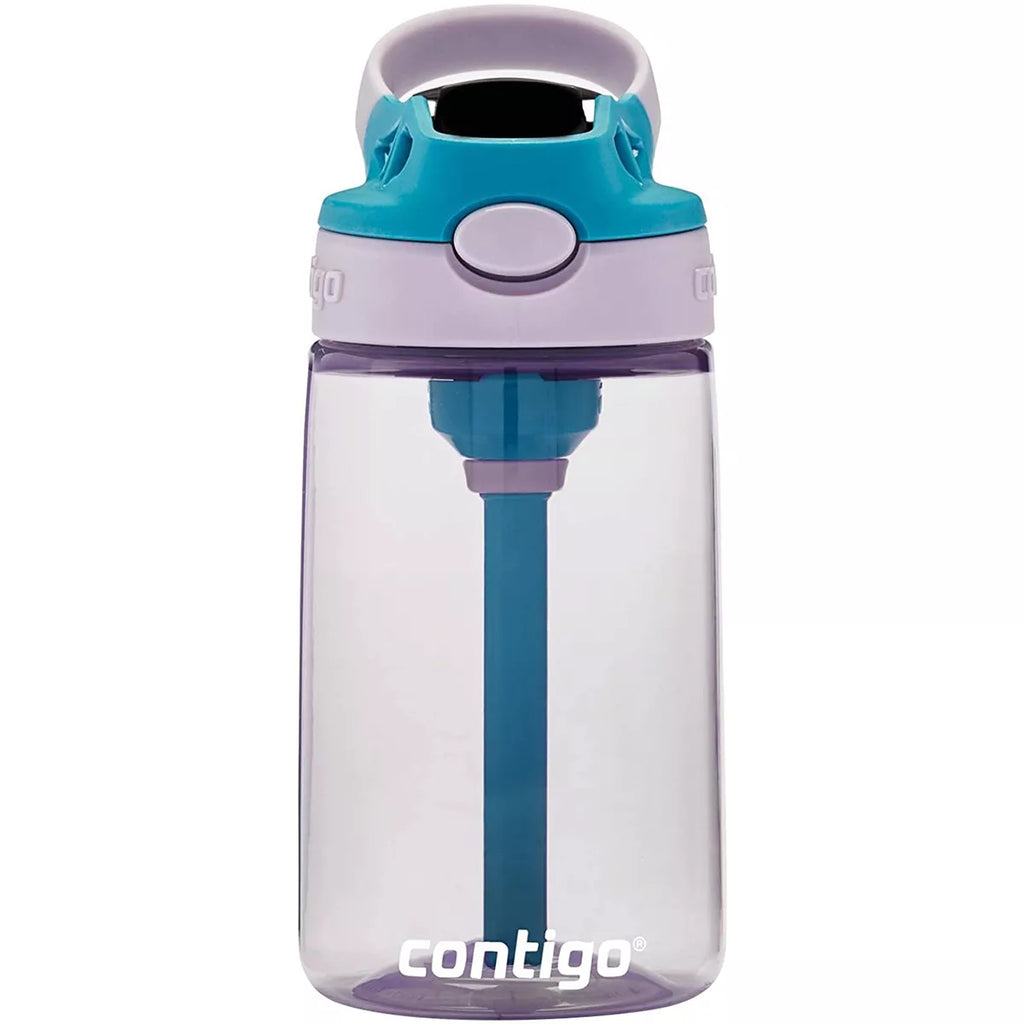 Contigo Kids Water Bottle with Redesigned AUTOSPOUT Straw, 14 oz, Grape Forest Haven M03W