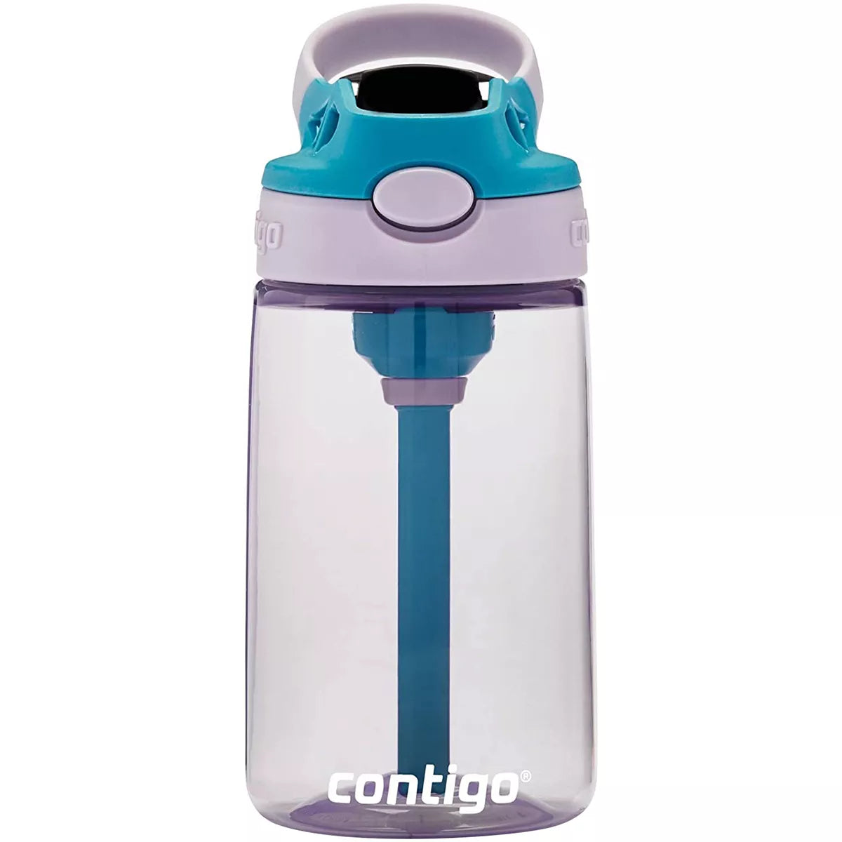 Contigo Kids Water Bottle with Redesigned AUTOSPOUT Straw, 14 oz, Grape Forest Haven M03W