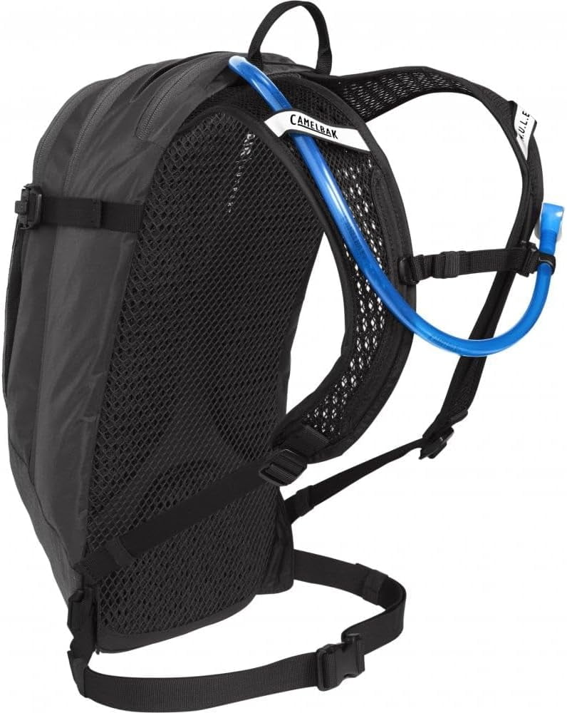 CamelBak Women's M.U.L.E. 12 Mountain Biking Hydration Pack - Easy Refilling Hydration Backpack - Magnetic Tube Trap 100oz, Charcoal/Black M246D
