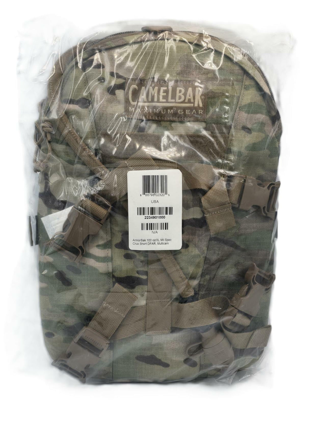 CamelBak Maximum Gear ArmorBak Military Spec Crux Short DFAR, Multicam M299X