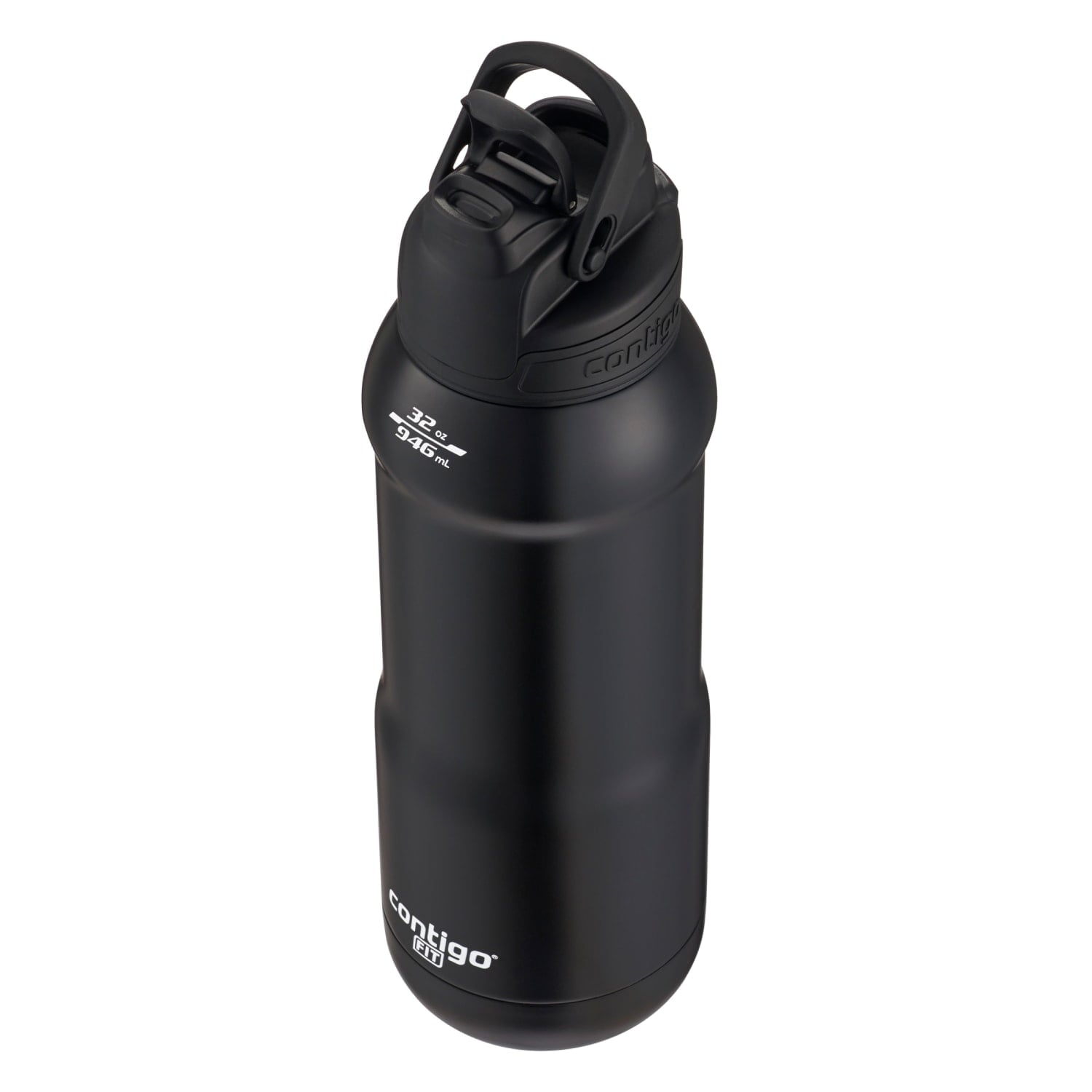 Contigo Fit Stainless Steel AUTOSPOUT Water Bottle with Straw, Blue Amp, 32 fl oz. M105Y