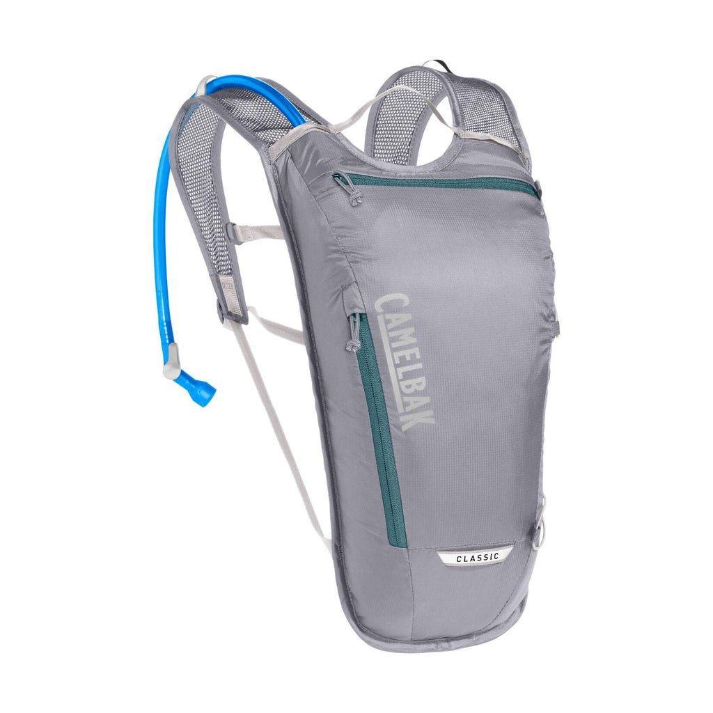 CamelBak Classic 70oz Light Bike Hydration Pack, Gunmetal/Hydro M236F