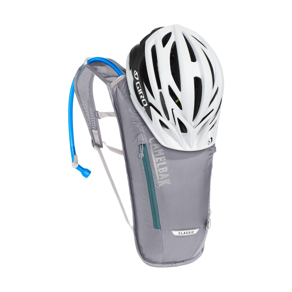 CamelBak Classic 70oz Light Bike Hydration Pack, Gunmetal/Hydro M236F