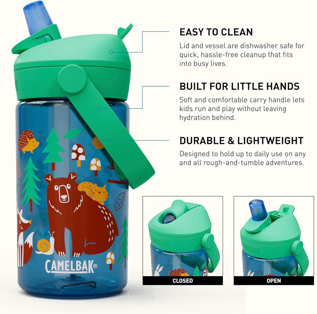 Camelbak Thrive™ Flip Straw Kids 14oz Bottle, Friendly Forest M272D