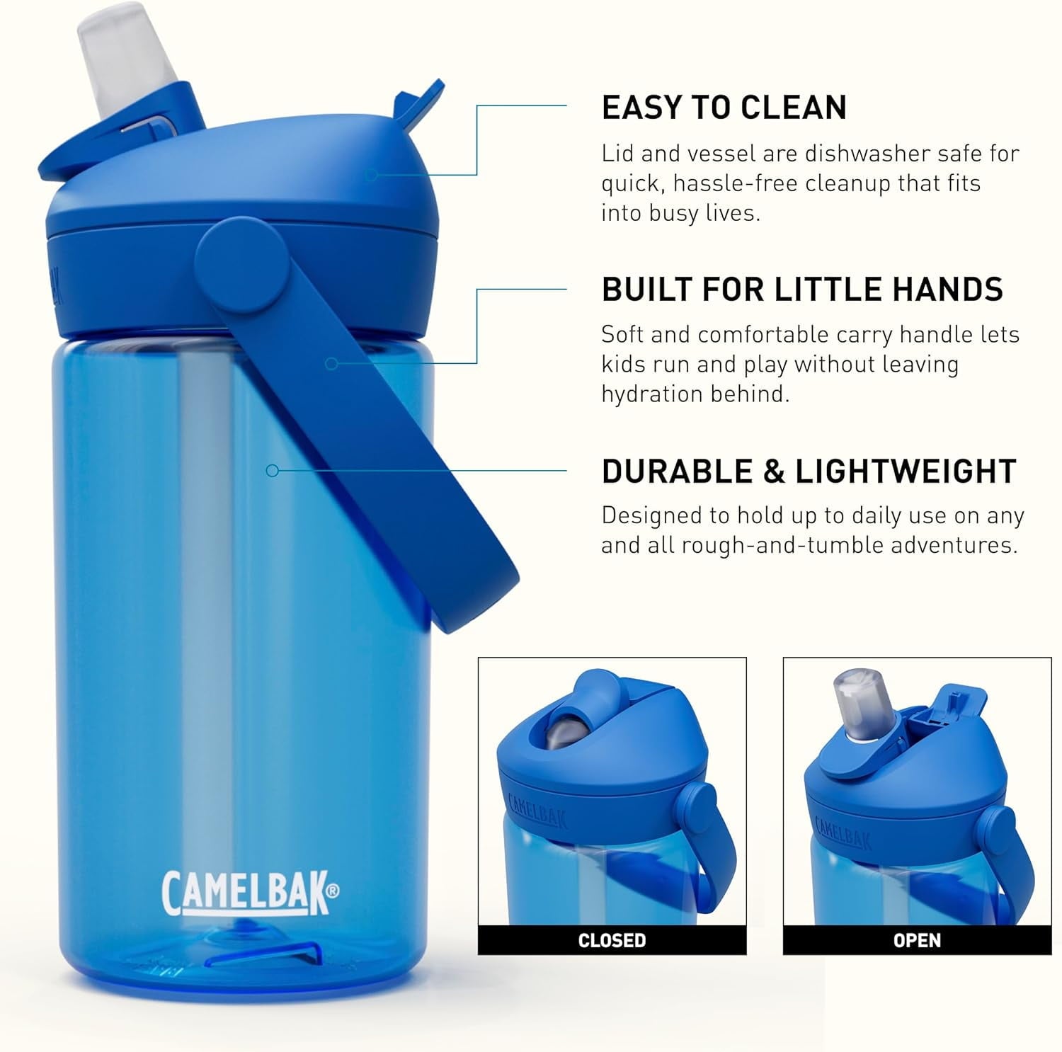 Camelbak Thrive™ Flip Straw Kids 14oz Bottle, Friendly Forest M272D