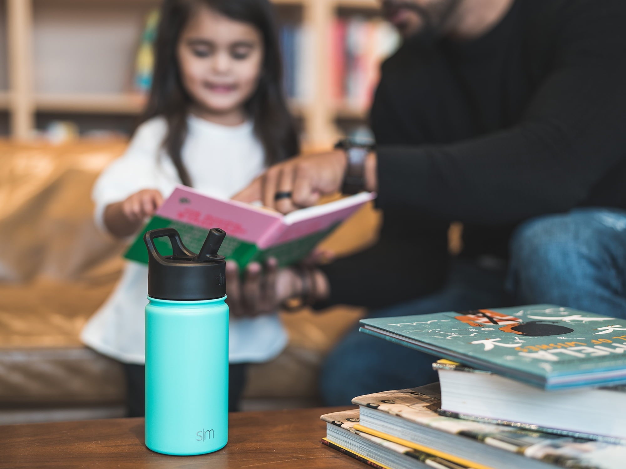 Simple Modern Summit Water Bottle Straw Lid Vacuum Insulated Stainless Steel Bottle | 18 fl oz M427H