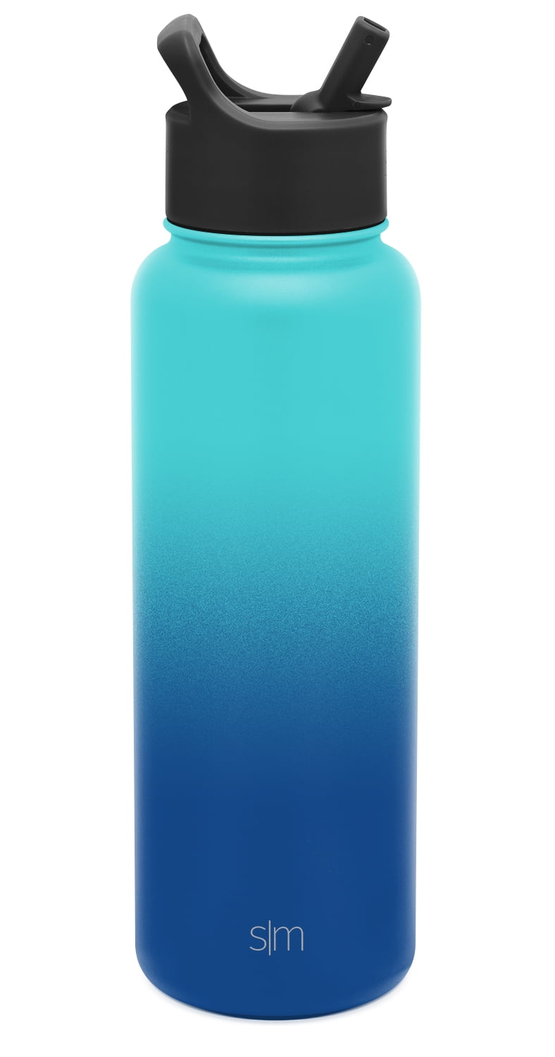 Simple Modern Summit Water Bottle Straw Lid Vacuum Insulated Stainless Steel Bottle | 18 fl oz M427H