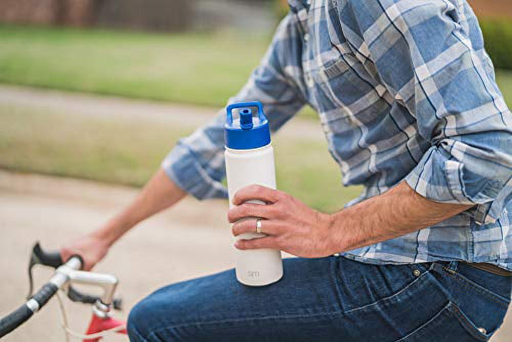 Simple Modern Summit Water Bottle Straw Lid Vacuum Insulated Stainless Steel Bottle | 18 fl oz M427H