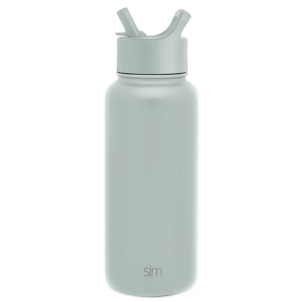 Simple Modern Summit 32oz Stainless Steel Water Bottle with Straw Lid Seaglass Sage M418D