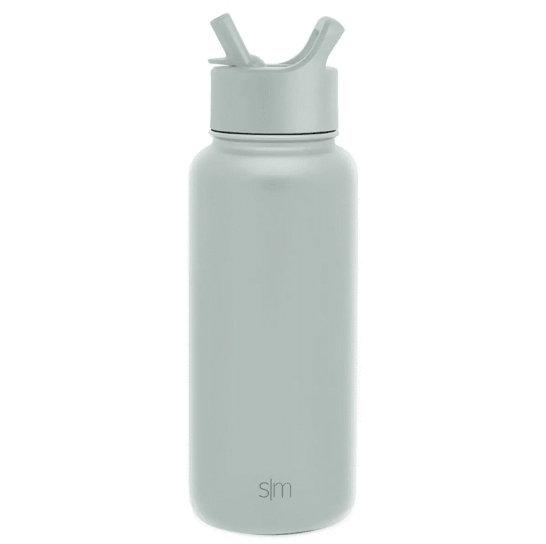 Simple Modern Summit 32oz Stainless Steel Water Bottle with Straw Lid Seaglass Sage M418D
