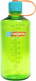 Nalgene Sustain Tritan BPA-Free Water Bottle Made with Material Derived from 50% Plastic Waste, 32 OZ, Narrow Mouth, Pear M153K