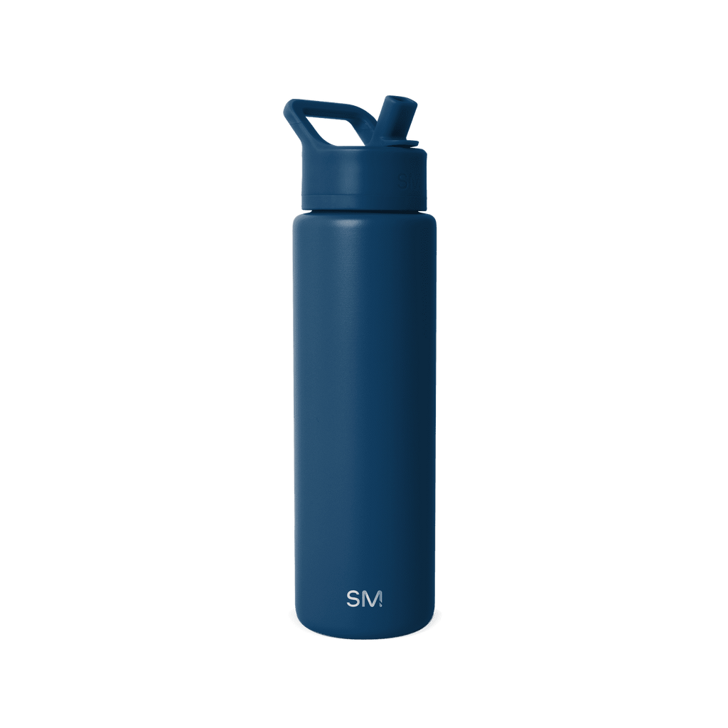 Simple Modern 30 fl oz Insulated Stainless Steel Summit Wide Mouth Water Bottle with Straw Lid | Slumberland M396Q