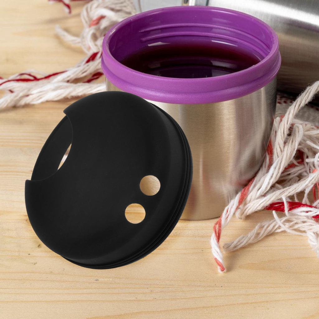 Worgeous 2pcs Splash Guarding Lid For Wide Mouth Bottle  Water Cup Anti-spill Intended Accessory Water Cup Lid Spill-proof Cap For Water Cup Compatible For Nalgene Easy Sipper M228R