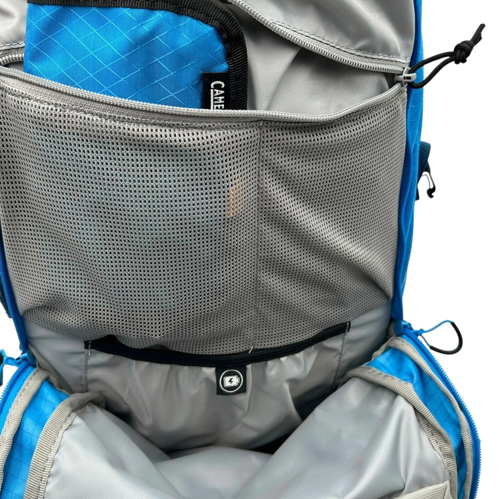 CAMELBAK M.U.L.E Pro 14L Bike Hydration Backpack 100 oz, Ibiza Blue/Orange M251Q