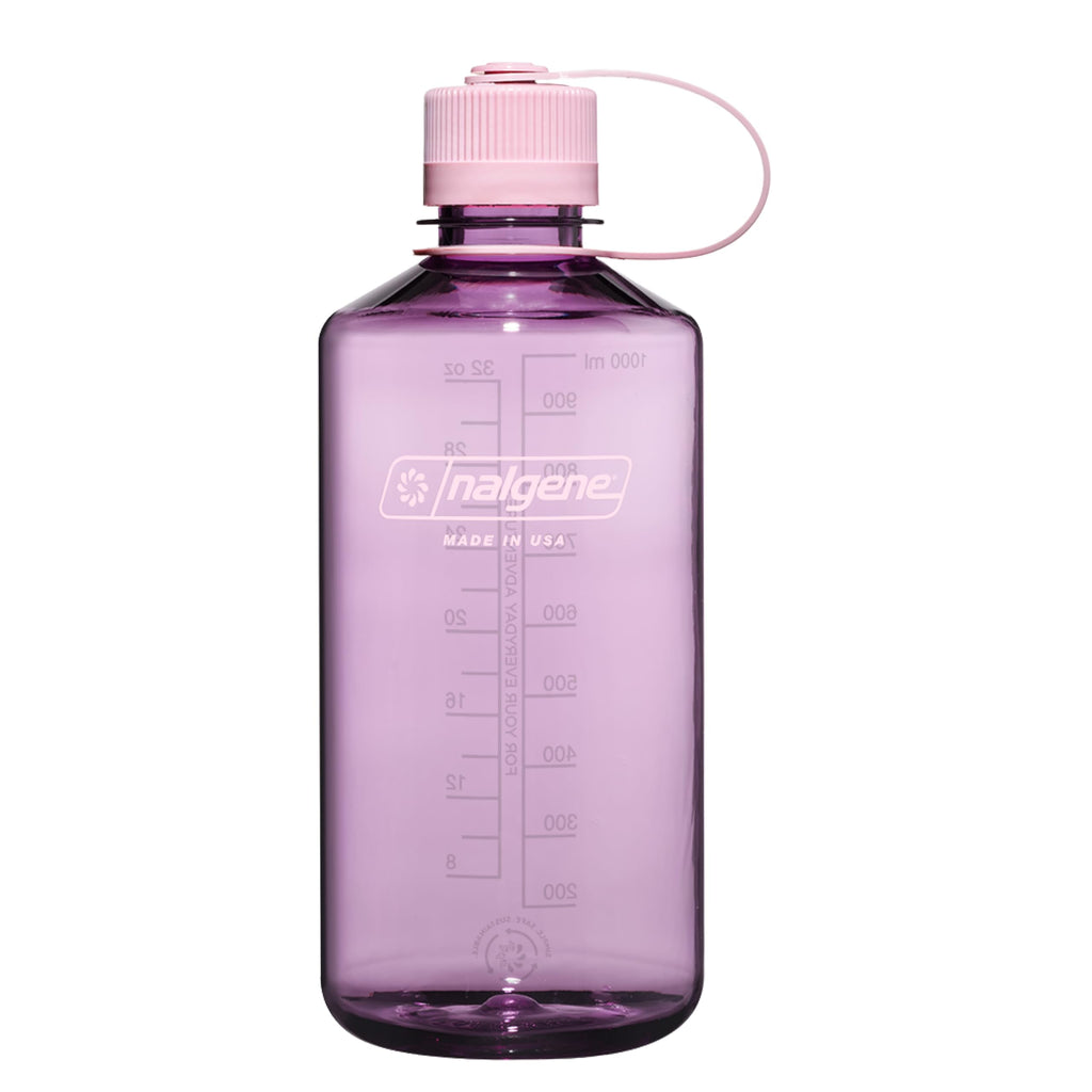 Nalgene Sustain Tritan BPA-Free Water Bottle Made with Material Derived from 50% Plastic Waste (using ISCC certified mass balance), 32 OZ, Narrow Mouth, Cherry Blossom M152R