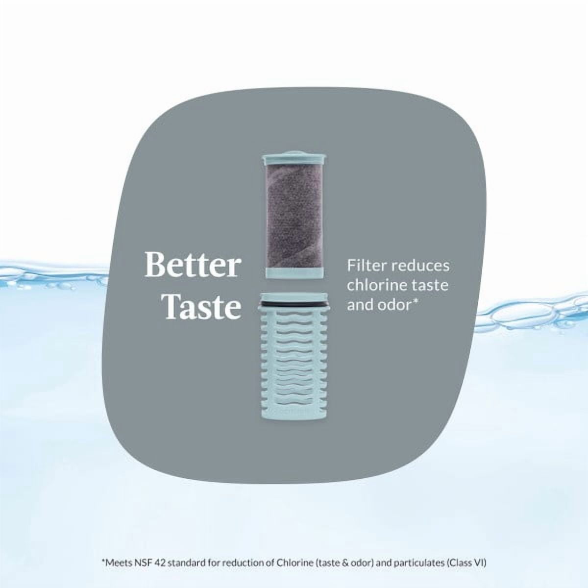 Contigo Clybourn Chill Stainless Steel FreeFlow Filter Water Bottle with AUTOSEAL, 24oz Salt M107V