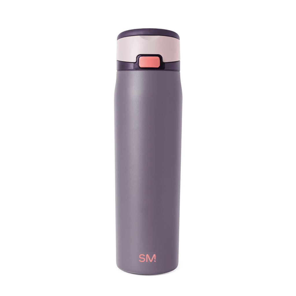 Simple Modern 24oz Mesa Loop Water Bottle with Covered Spout | Pink Champagne M409M