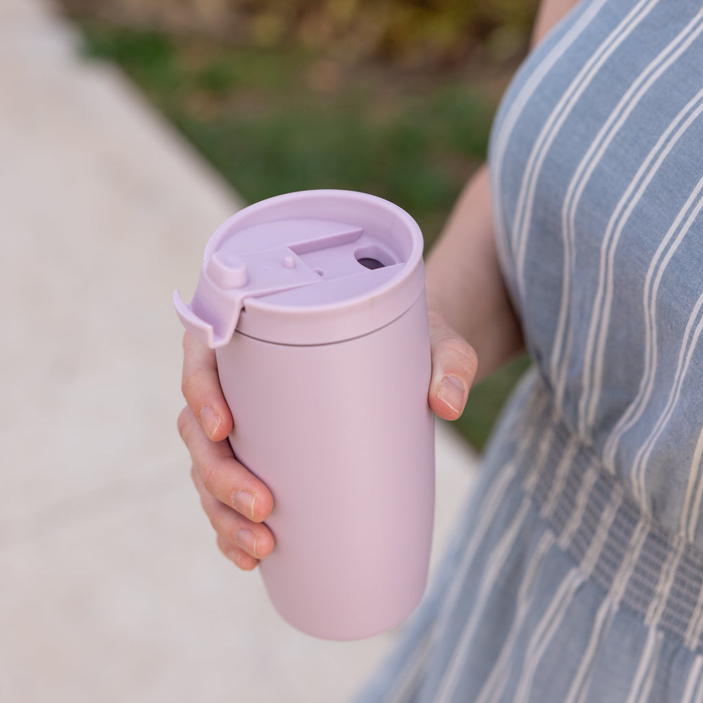 Simple Modern 16 fl oz Insulated Stainless Steel Voyager Coffee Tumbler with Insulated Flip Lid M394K