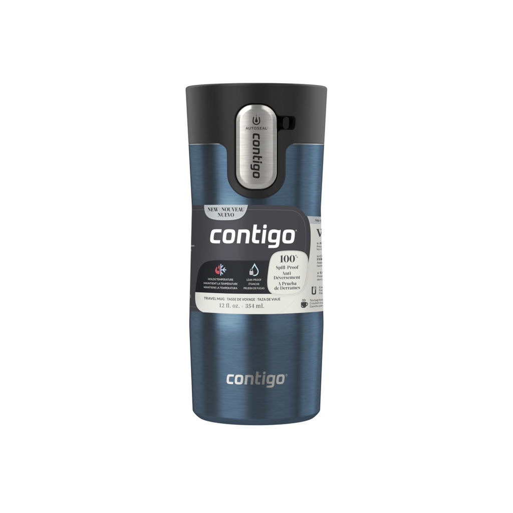 Contigo 12 oz. West Loop 3.0 Insulated Stainless Steel Travel Mug - Blueberry M07H
