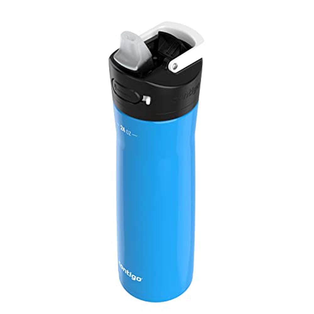 Contigo Ashland 2.0 Water Bottle with AUTOSPOUT Lid, 24oz., Blue Corn M81W