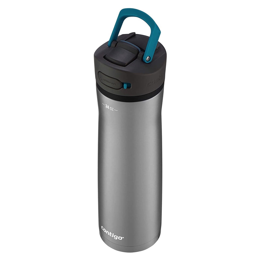 Contigo Ashland 2.0 Water Bottle with AUTOSPOUT Lid, 24oz., Blue Corn M81W