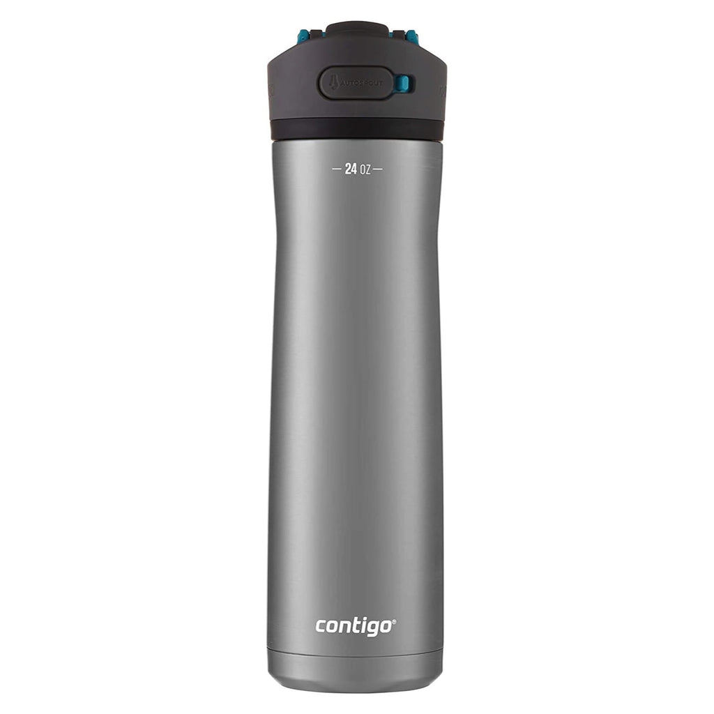 Contigo Ashland 2.0 Water Bottle with AUTOSPOUT Lid, 24oz., Blue Corn M81W