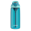 Contigo Leakproof lid 591 mL Juniper Jade Aubrey Plastic Water Bottle with Straw M44B