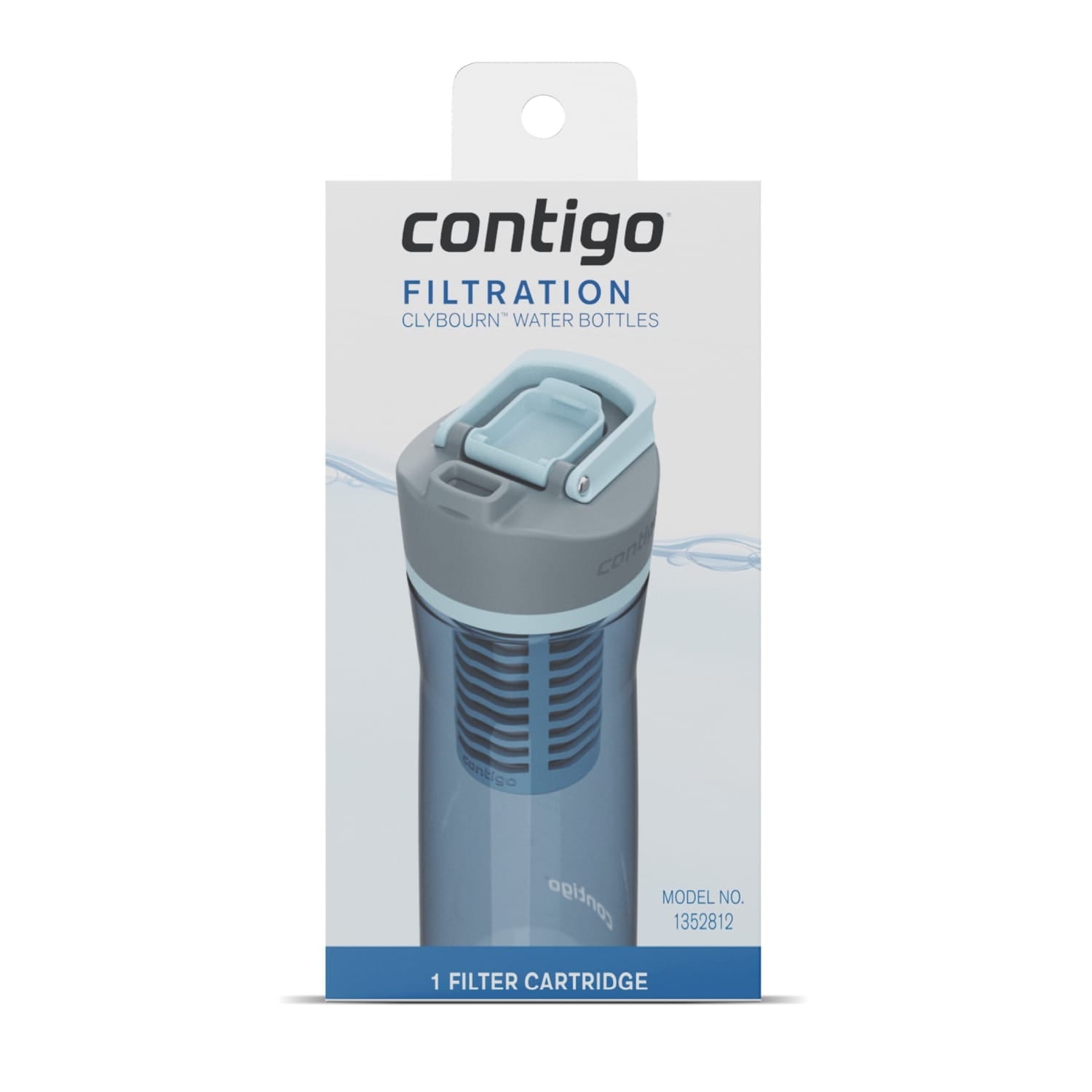 Contigo Clybourn FreeFlow Filter Water Bottle Replacement Filter, 1 Count M30P