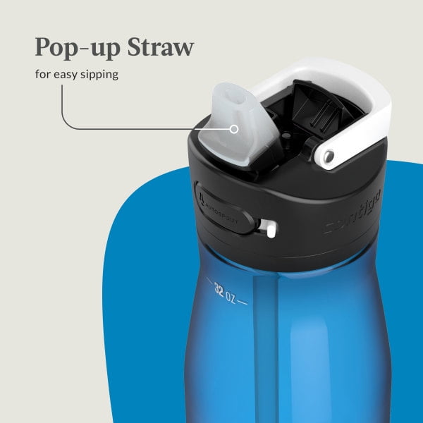 Contigo Ashland 2.0 32 oz Licorice BPA Free Water Bottle M39N