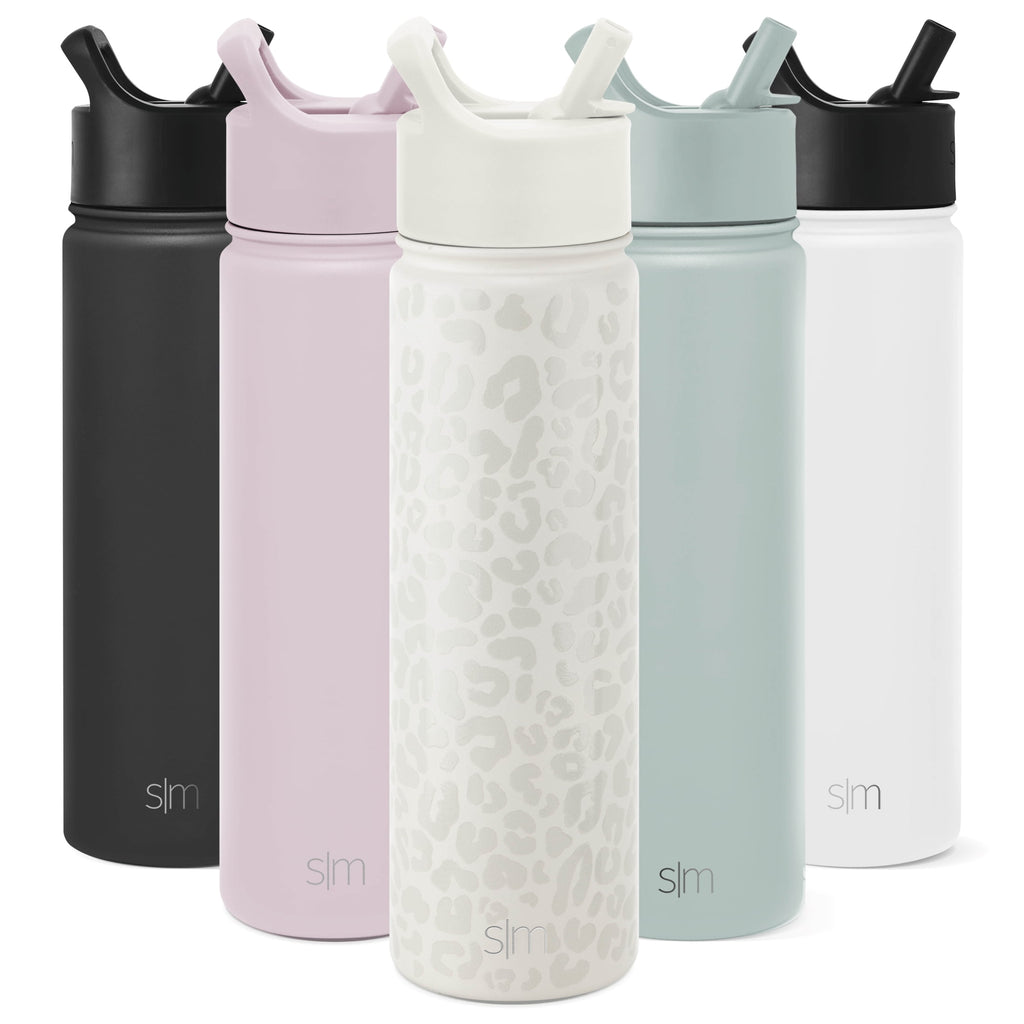 Simple Modern Summit Water Bottle Straw Lid Vacuum Insulated Stainless Steel Bottle | 22 fl oz M430M