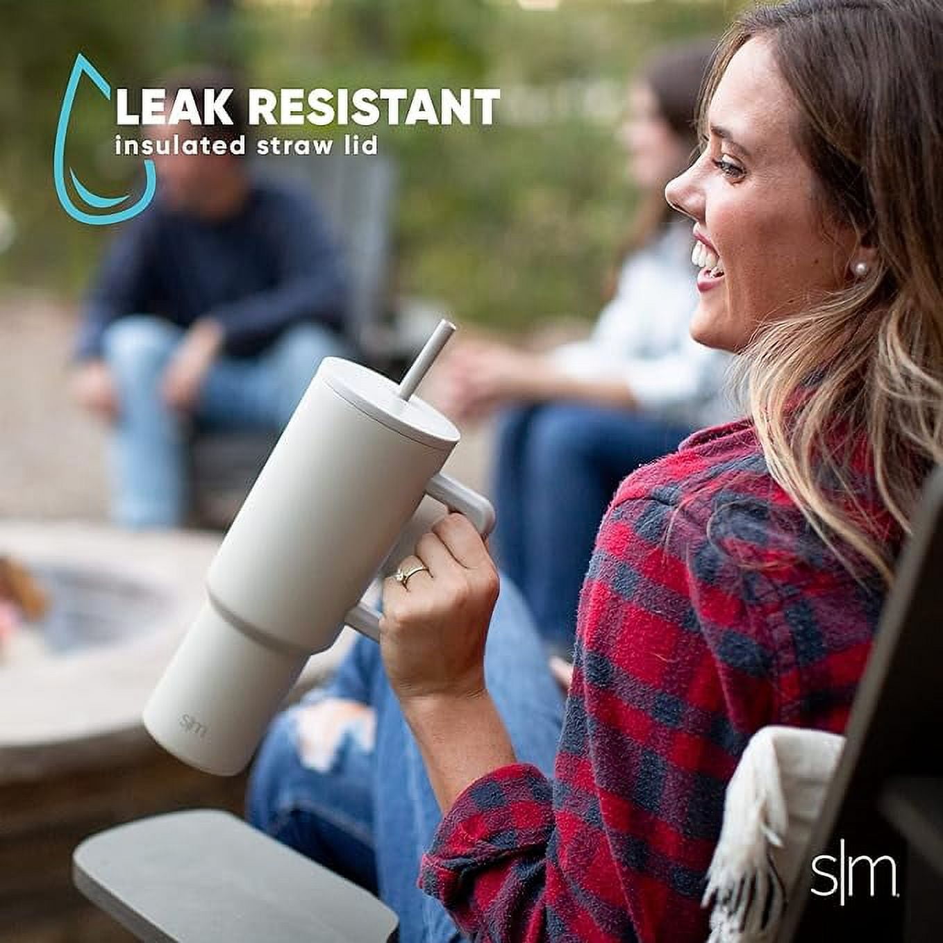 Simple Modern 40 fl oz Insulated Stainless Steel Trek Tumbler with Straw Lid | 80s Mix M403T