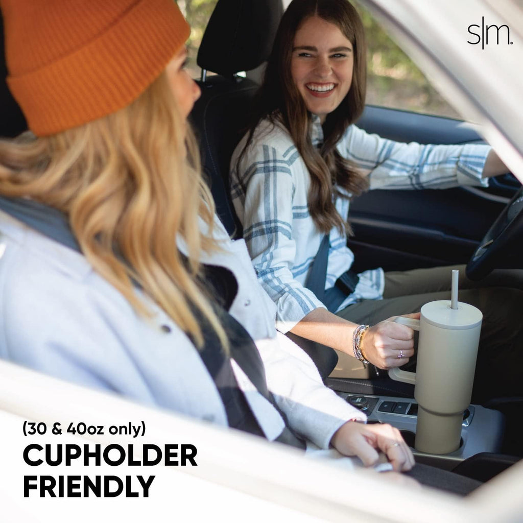 Simple Modern 40 fl oz Insulated Stainless Steel Trek Tumbler with Straw Lid | 80s Mix M403T