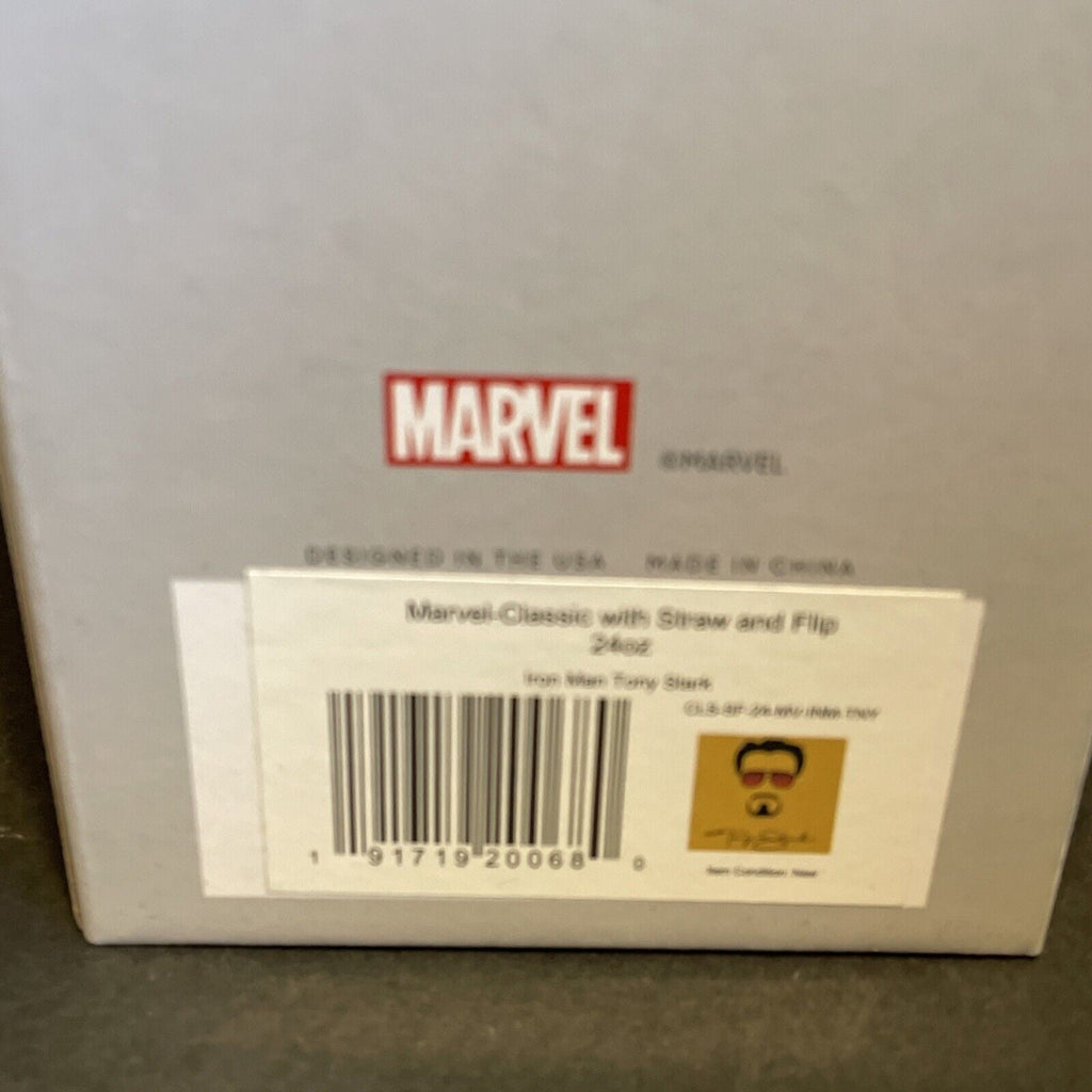 Simple Modern Insulated Iron Man Tony 24oz  Tumbler W/Flip Lid and Straw Lid M434N