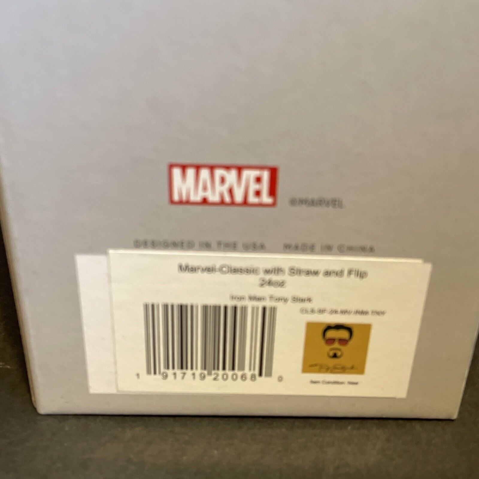 Simple Modern Insulated Iron Man Tony 24oz  Tumbler W/Flip Lid and Straw Lid M434N