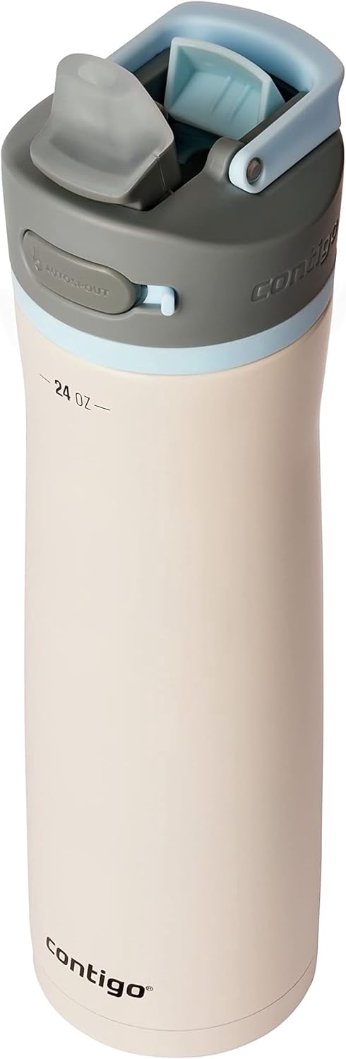 Contigo 24 oz. Wells Chill Stainless Steel Filter Water Bottle - Salt M86Q