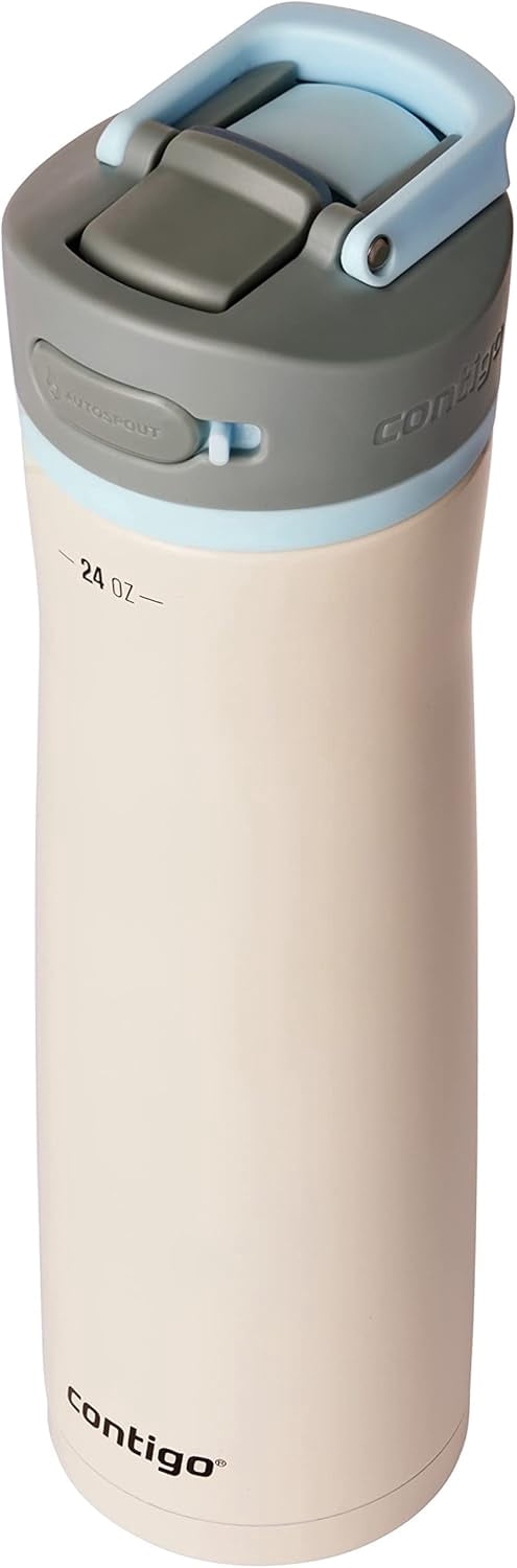 Contigo 24 oz. Wells Chill Stainless Steel Filter Water Bottle - Salt M86Q