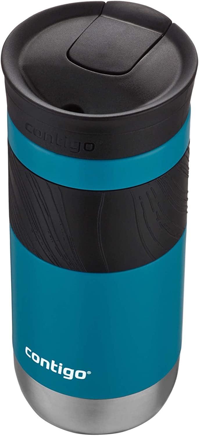 Contigo Byron 2.0 Stainless Steel Travel Mug with SNAPSEAL Lid and Grip, 20 oz, Sake &amp; Blue Corn, 2-Pack M14X