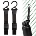 Linkidea 2 Pack Fence Hooks for Waterbottle, Compatible with Stanley, Nalgene, IRON FLASK with Handle Bottle &amp; Tumbler, S Shaped Hook Hanger Magnetic Buckle for Outdoor Sports Camping M231C