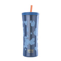 Contigo 20oz Shake &amp; Go Tumbler, Plastic with Straw, Stellar Jay Cowhide Couture M119U