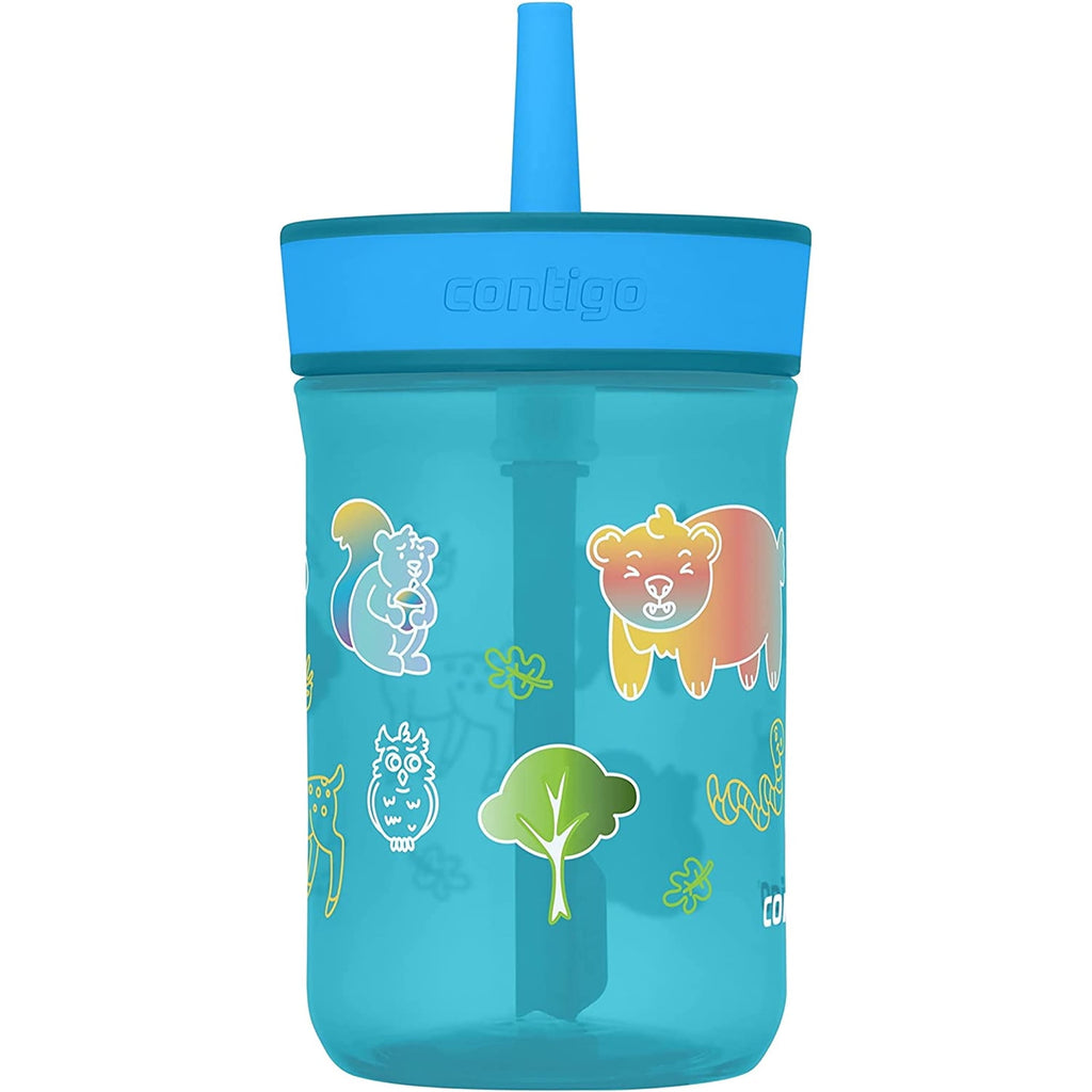Contigo Kid's 14 oz. Leighton Tumbler with Straw - Juniper/Blue Forest M118L