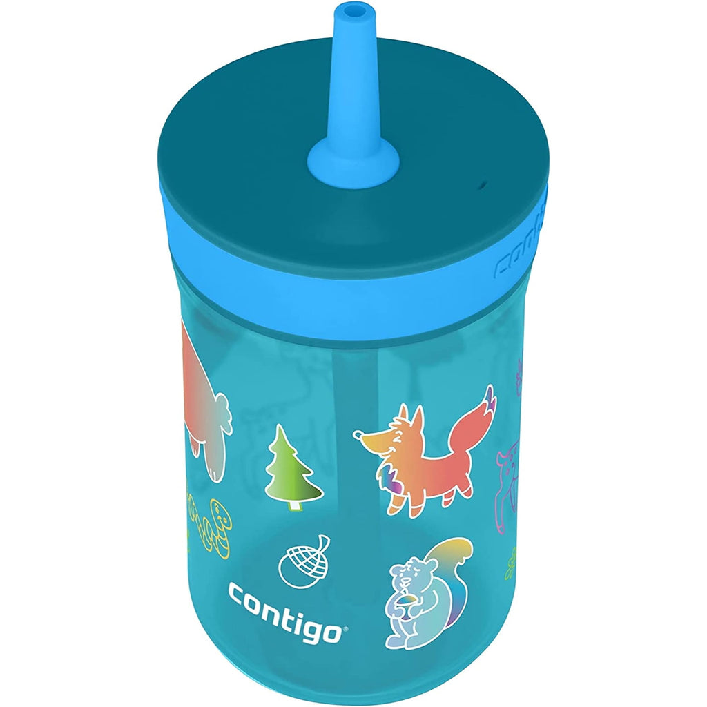 Contigo Kid's 14 oz. Leighton Tumbler with Straw - Juniper/Blue Forest M118L