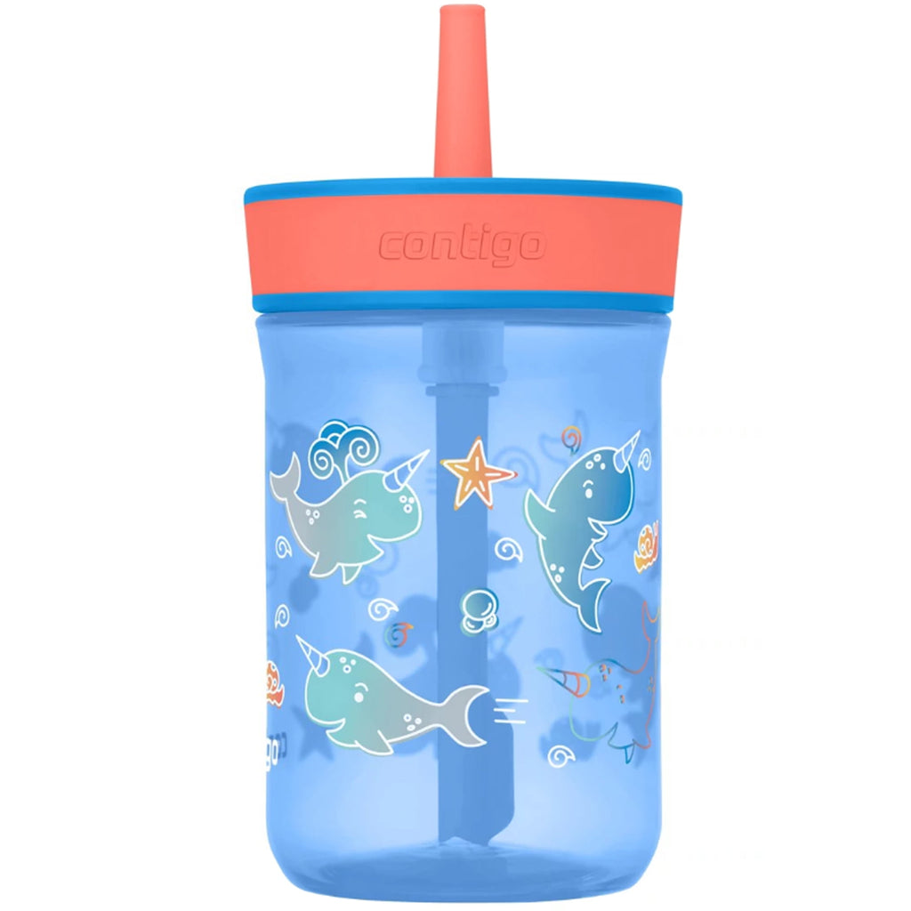 Contigo Kid's 14 oz. Leighton Tumbler with Straw - Juniper/Blue Forest M118L
