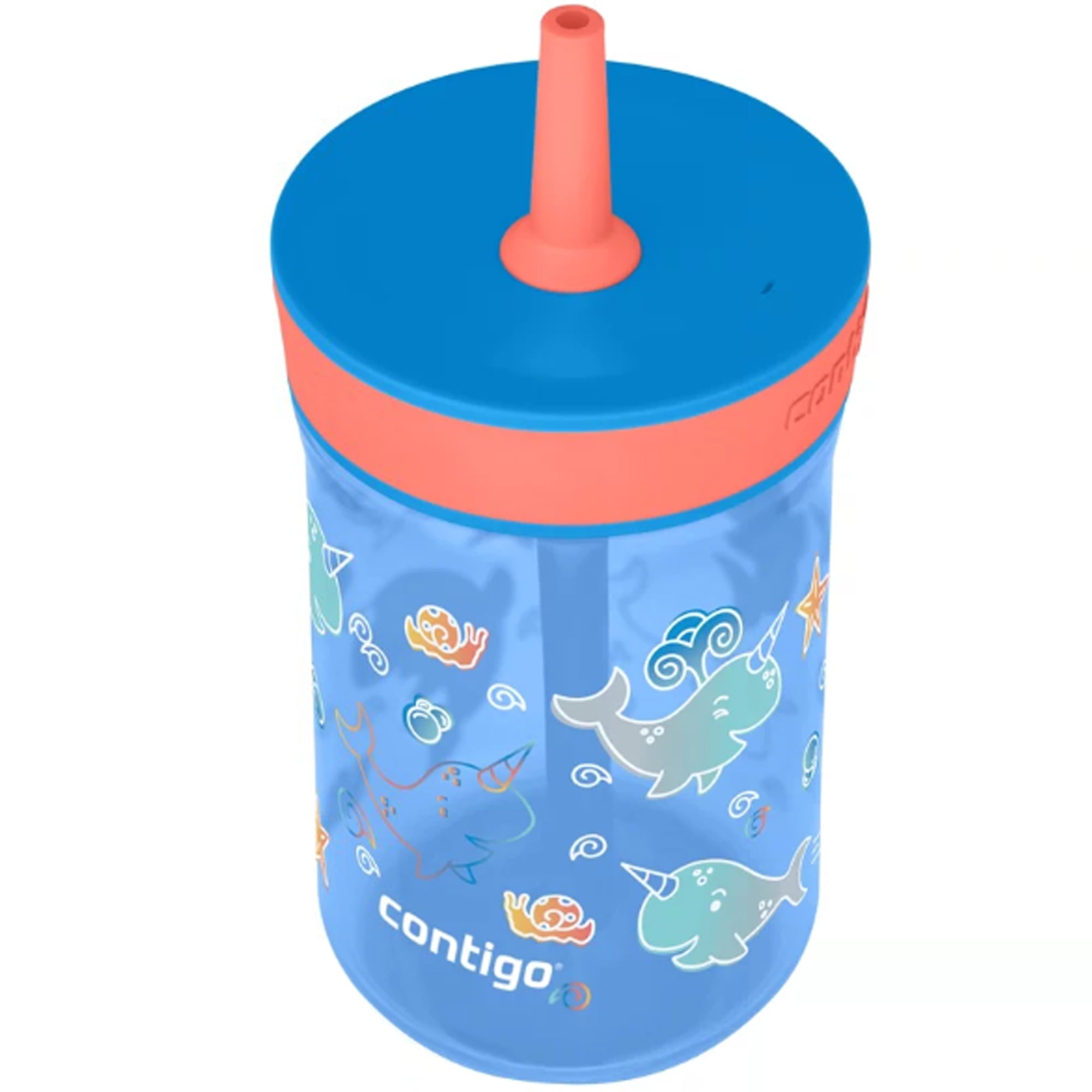 Contigo Kid's 14 oz. Leighton Tumbler with Straw - Juniper/Blue Forest M118L