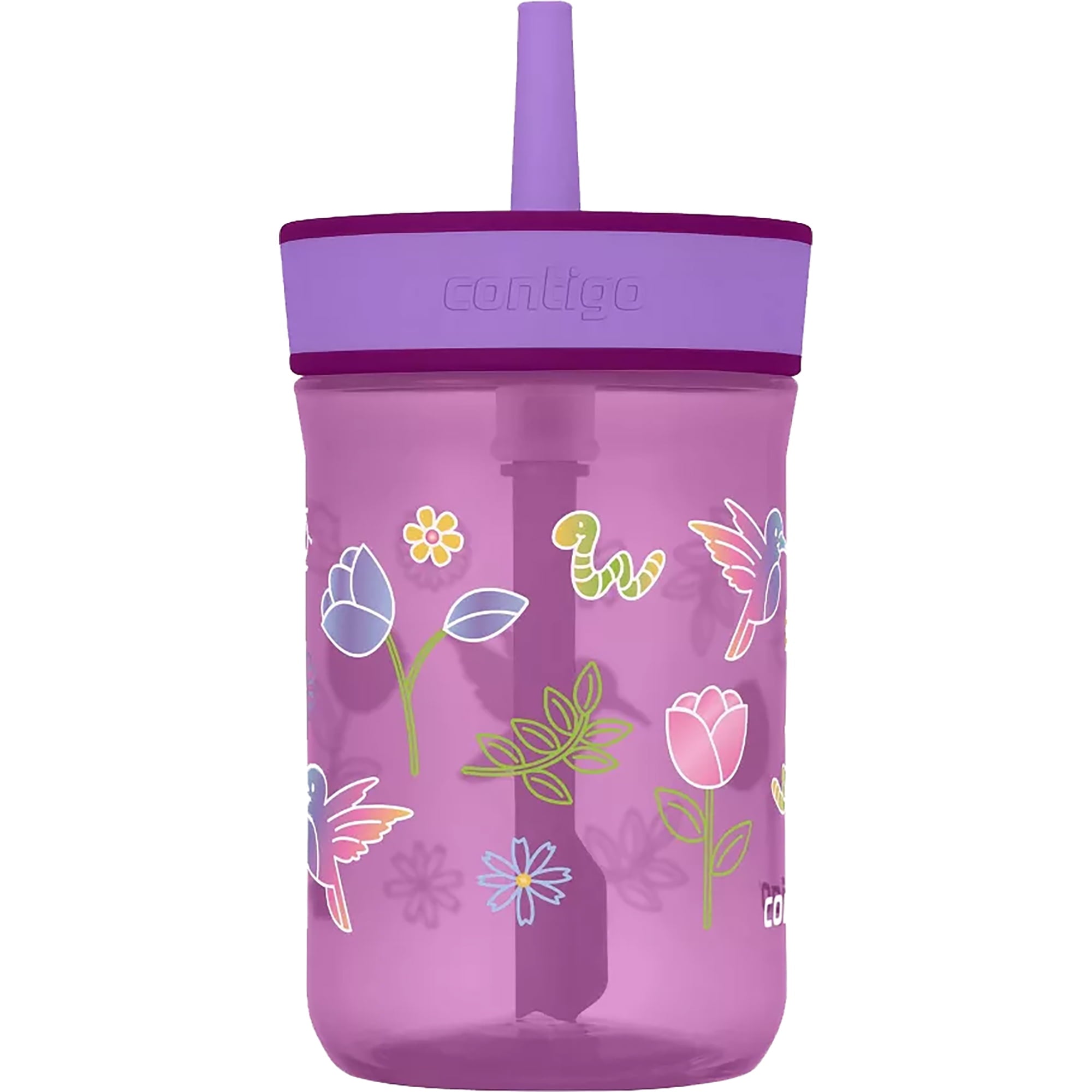 Contigo Kid's 14 oz. Leighton Tumbler with Straw - Juniper/Blue Forest M118L