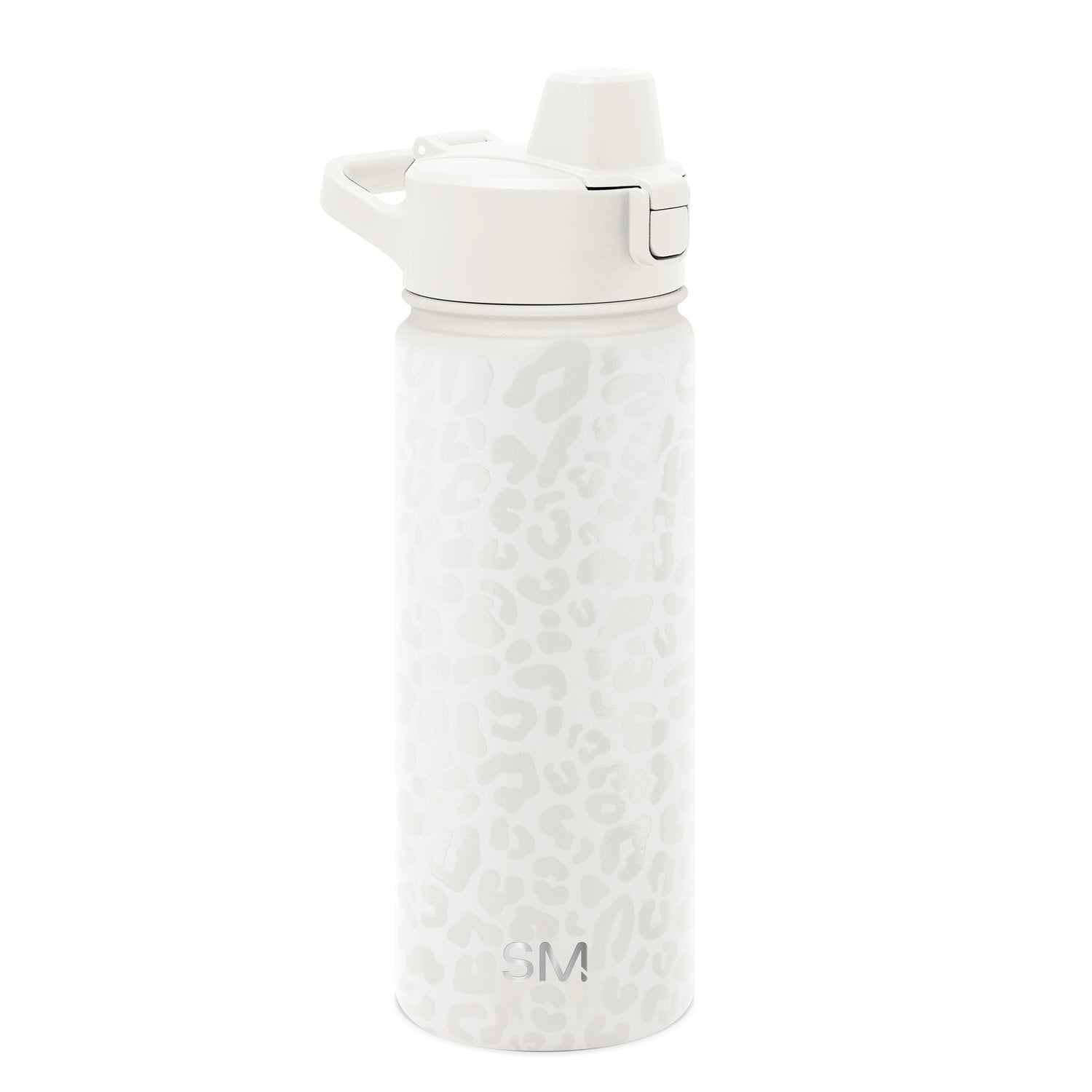 Simple Modern 18 fl oz Insulated Stainless Steel Summit Water Bottle with Covered Silicone Straw Lid | Sweet Taffy M395M