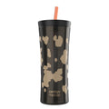 Contigo 20oz Shake &amp; Go Tumbler, Plastic with Straw, Licorice Cowhide Couture M93Q