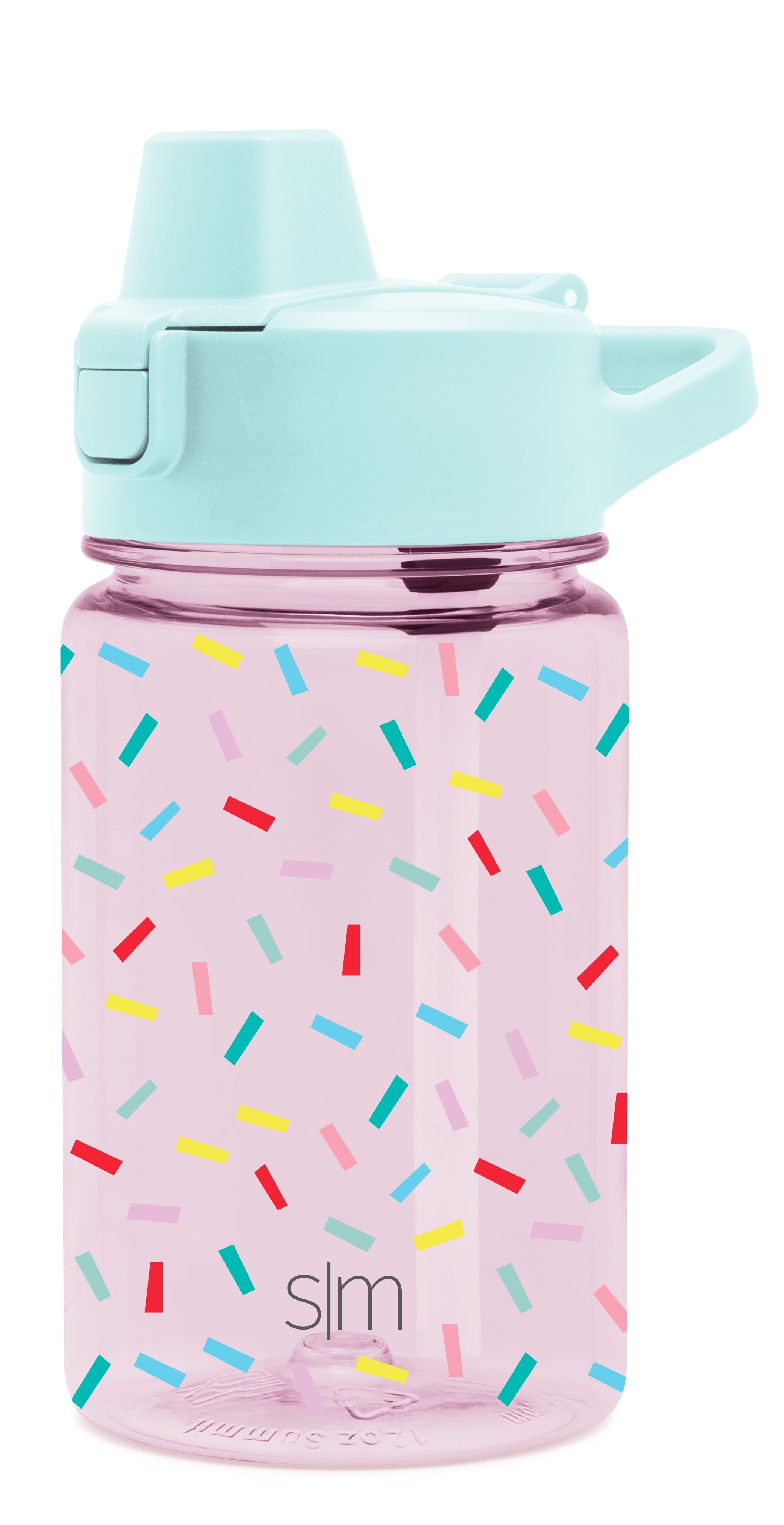 Simple Modern 12 fl oz Reusable Tritan Summit Water Bottle with Silicone Straw Lid | Birthday Cake M404U