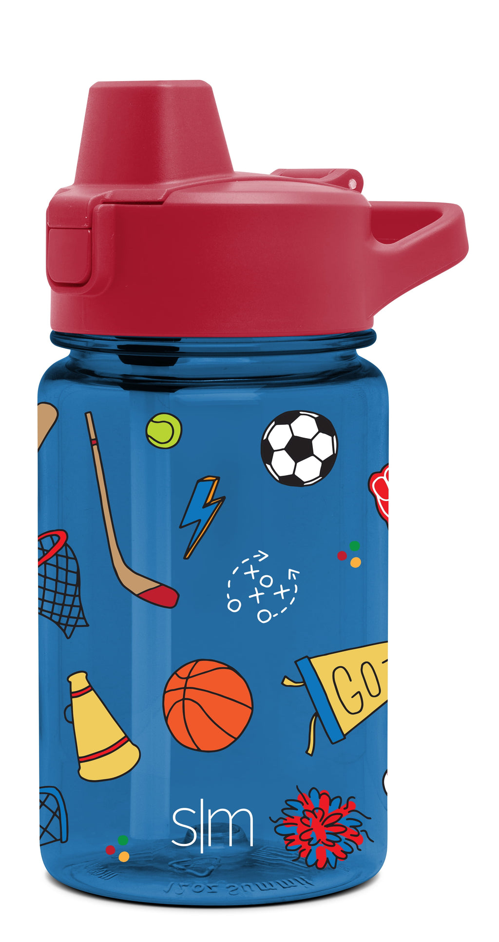 Simple Modern 12 fl oz Reusable Tritan Summit Water Bottle with Silicone Straw Lid | Birthday Cake M404U