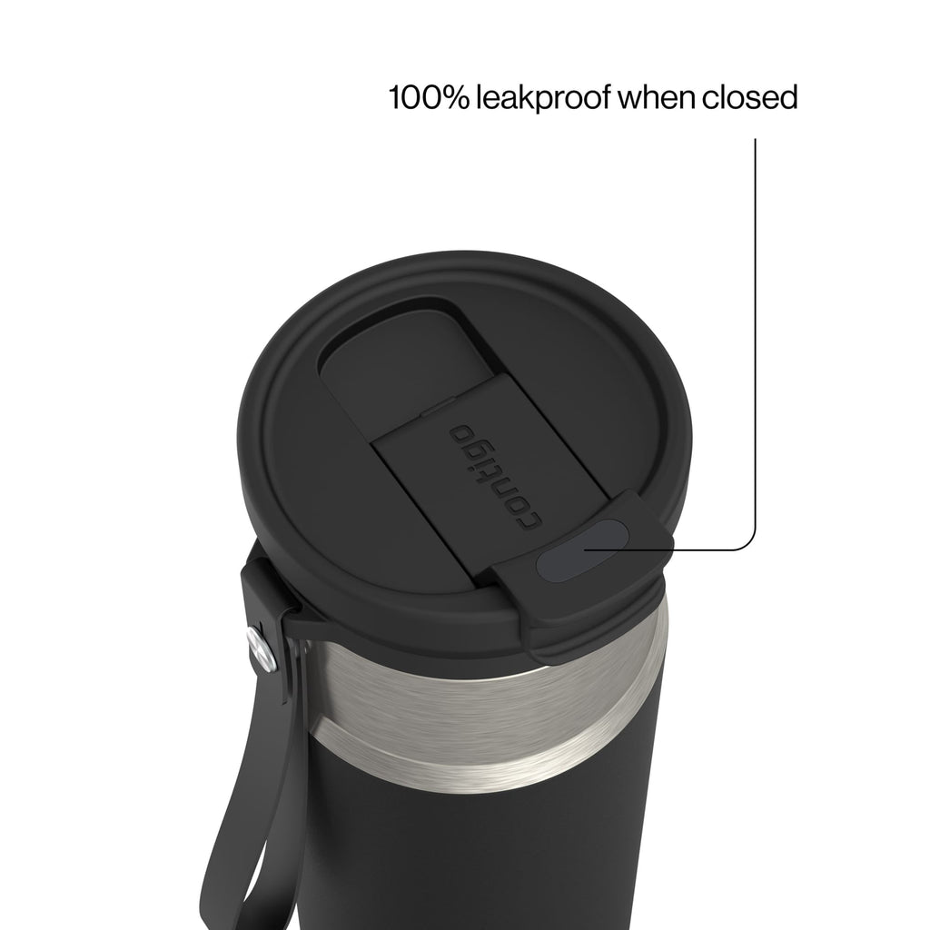 Contigo DualSip 20 oz Leakproof Insulated Water Bottle with 2-Way Lid M69F